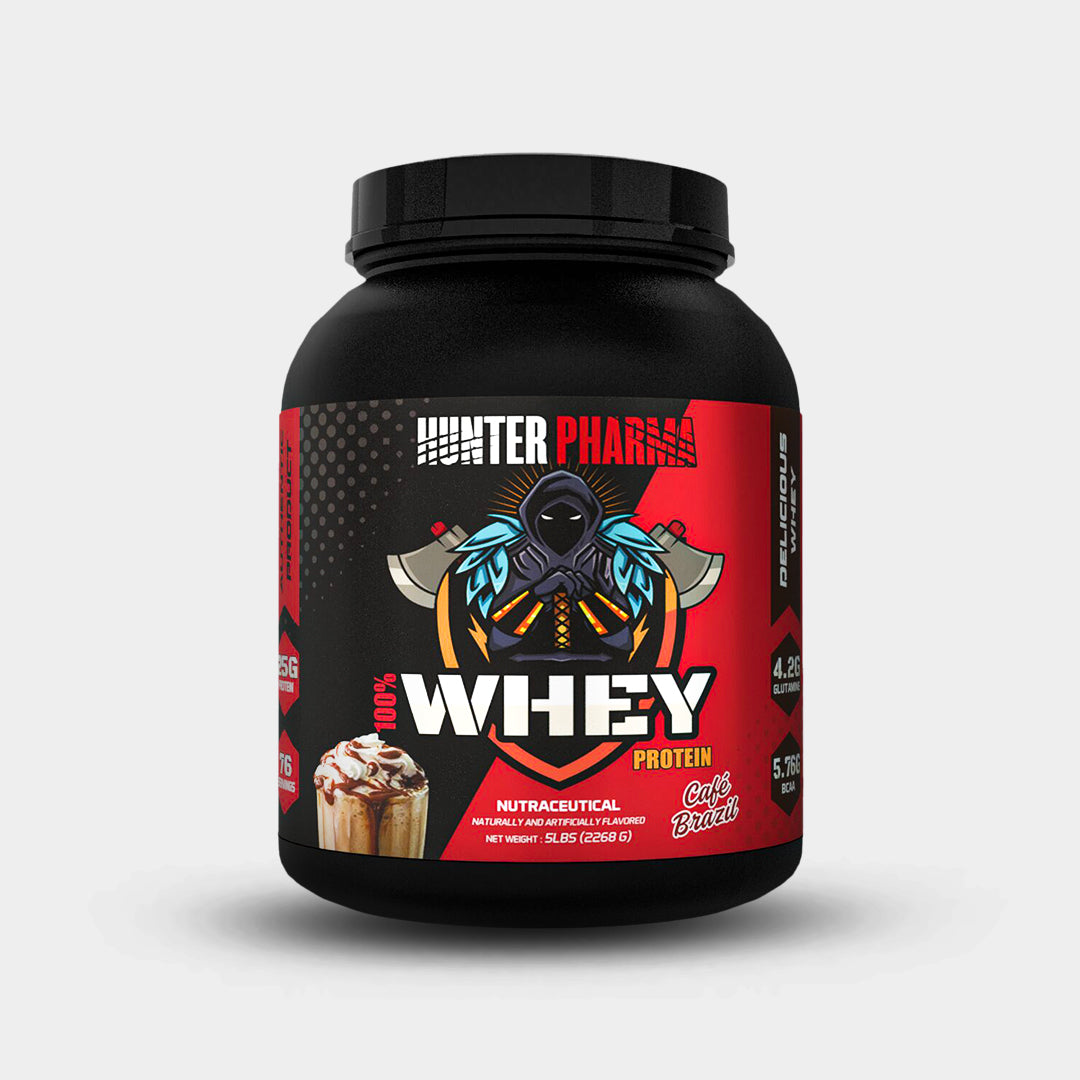 Hunter Pharma 100% Whey | 5lbs cafe Brazil flavour