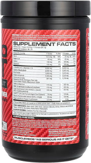 Musclemeds Nitro Lift Pre Workout Enhance Endurance And Muscle Performance, Blue Slush, 40 Servings