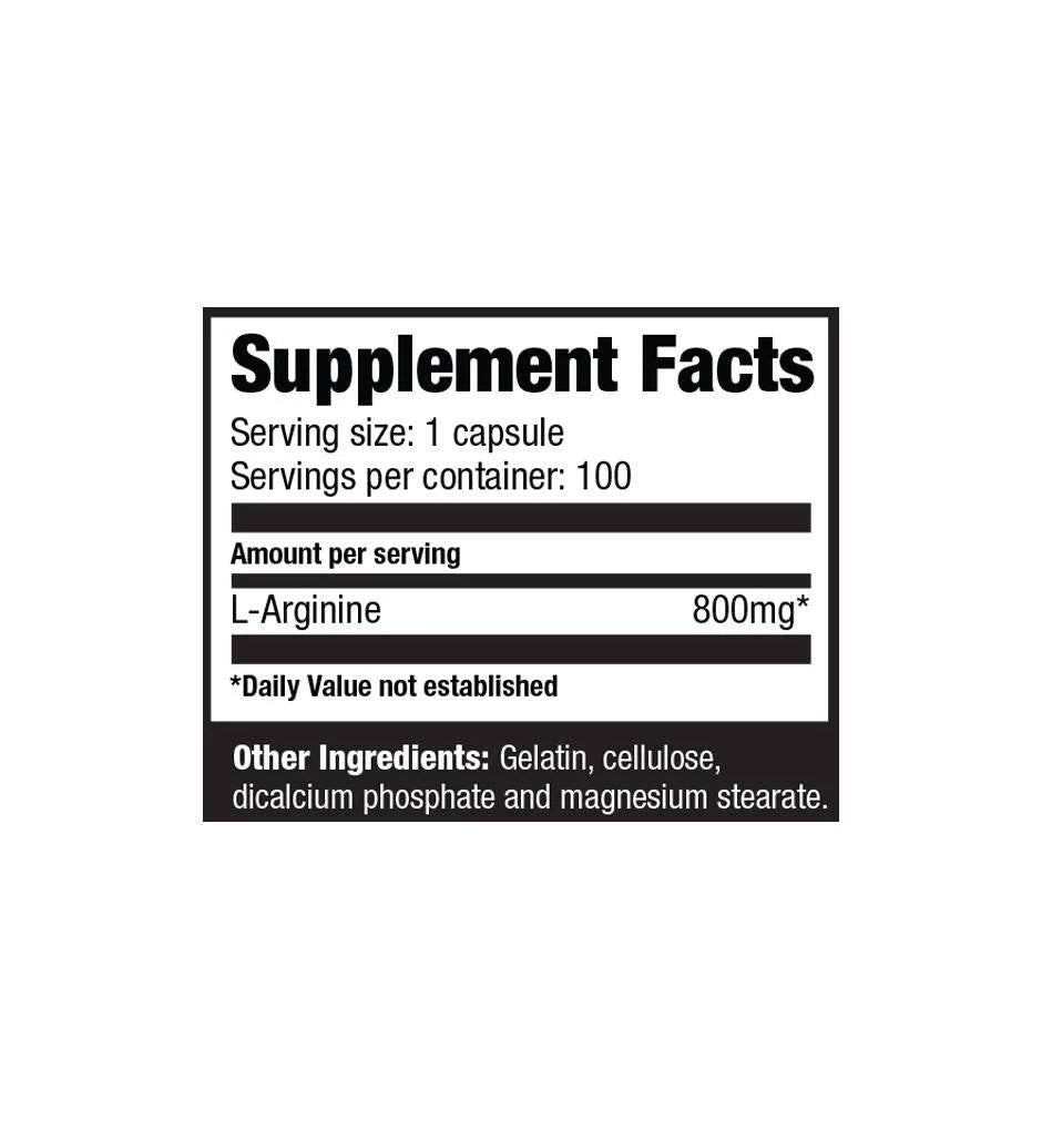 Ultimate Nutrition Arginine caps 100