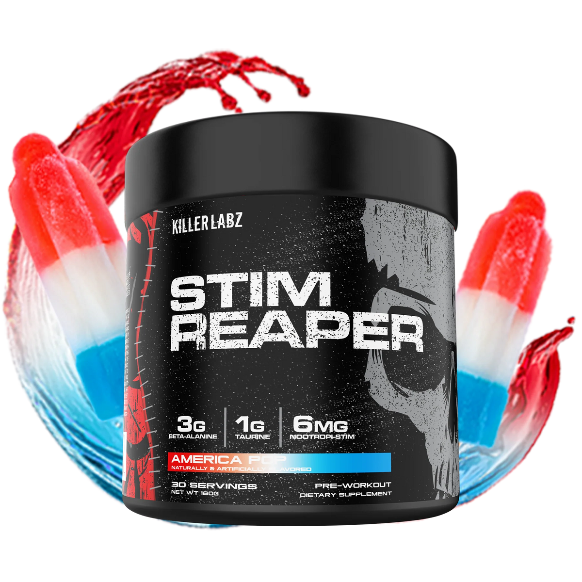 Killer Labz Stim Reaper Pre-Workout – Watermelon Flavour