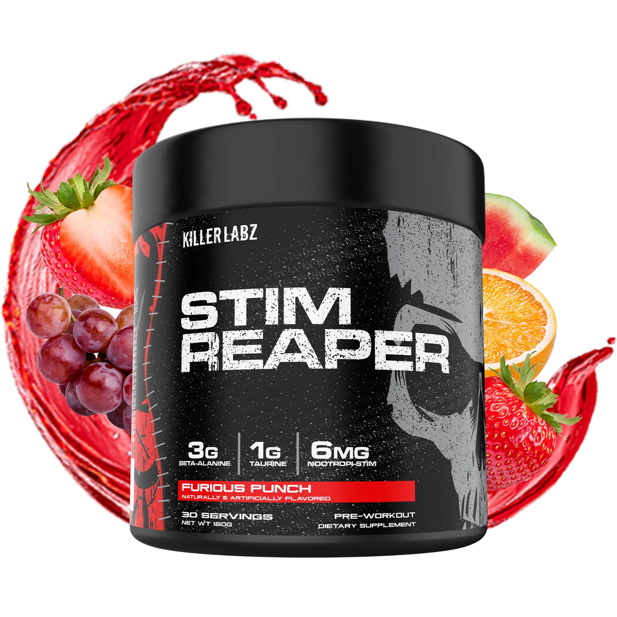 Killer Labz Stim Reaper Pre-Workout – Watermelon Flavour