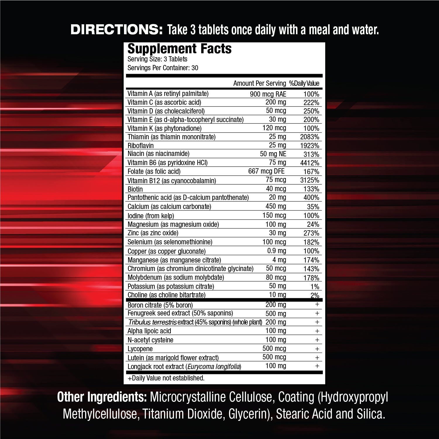 VITAMIN T - Multi-Vitamin + Test Booster