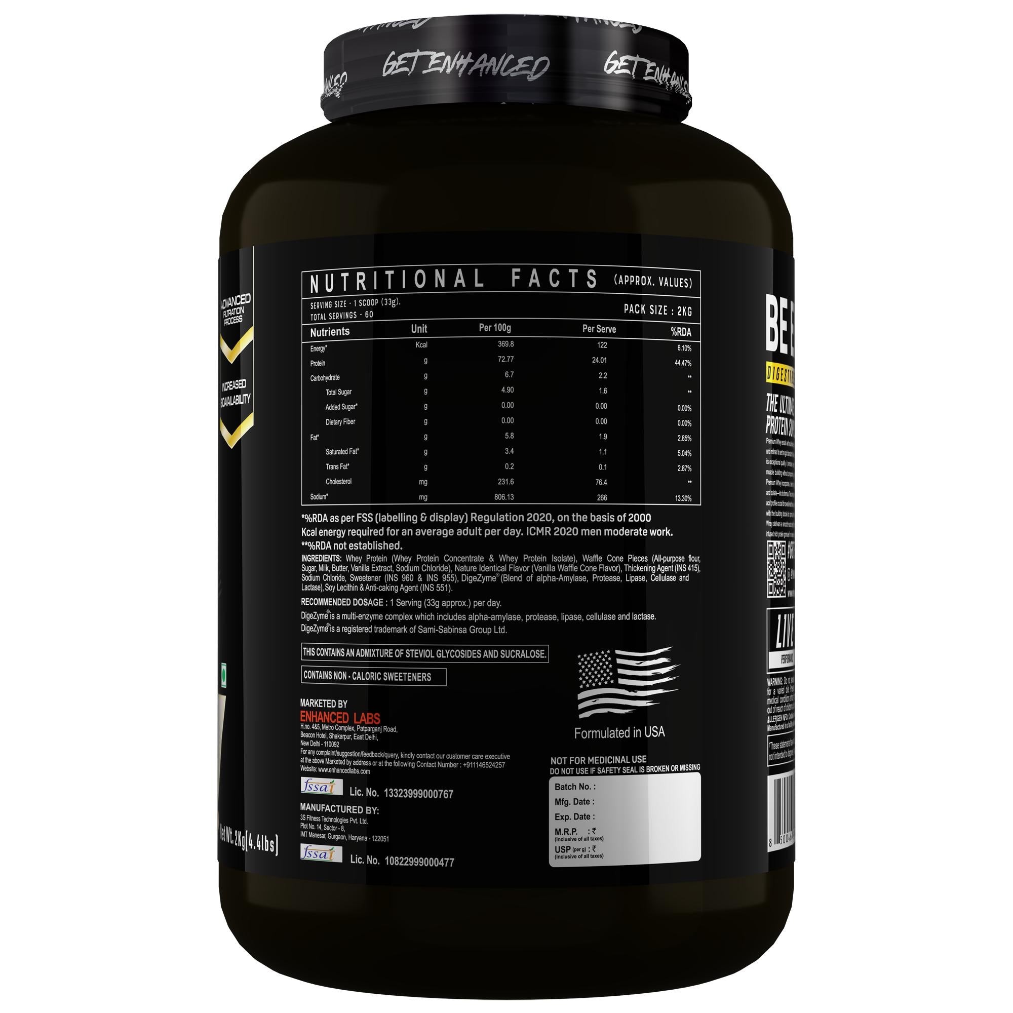 Enhanced Premium Whey
