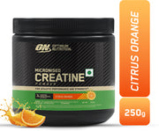 Optimum Nutrition Micronized Creatine Powder Creatine (250 g, Citurs Orange)
