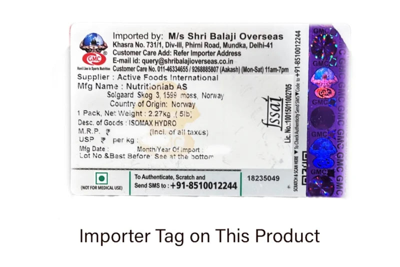 Nortech Nutrition Isomax Hydro (5lb/2.27kg)