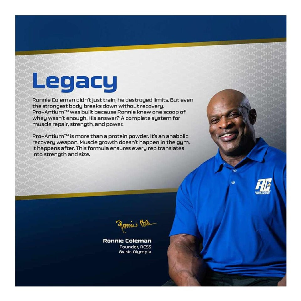 Ronnie Coleman Pro-Antium Multi-Source Protein Blend Breakdown